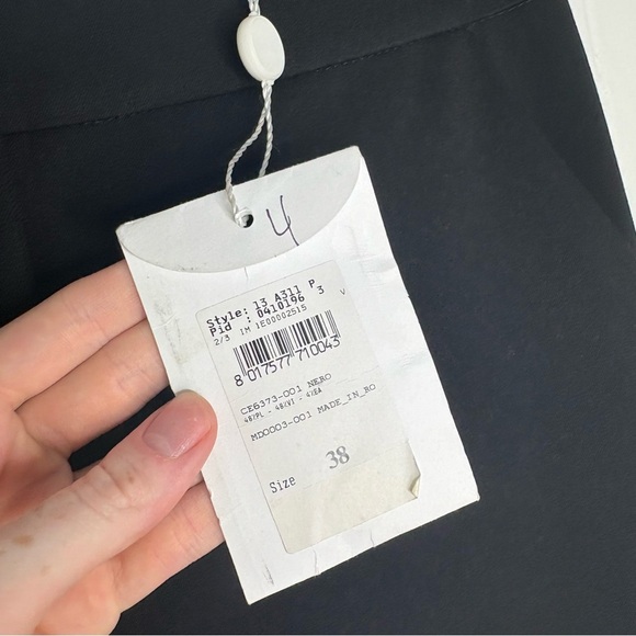 NWT Salvatore Ferragamo Women’s Black Trousers Size US 4 Career Uniform Staff - Picture 5 of 11